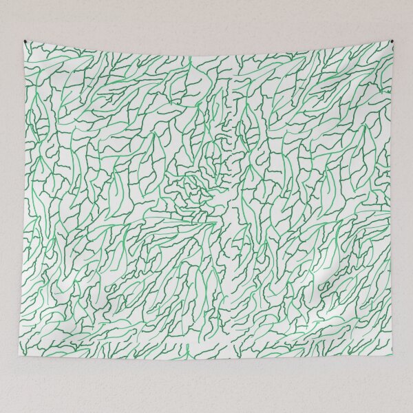 Item preview, 100% Hand drawn green pattern for nature lovers designed and sold by yousef-moh5251.