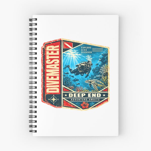 Item preview, Divemaster Deep End Explore Dive Discover Ocean Adventure Awaits Scuba Diving designed and sold by kristyparkStar3.