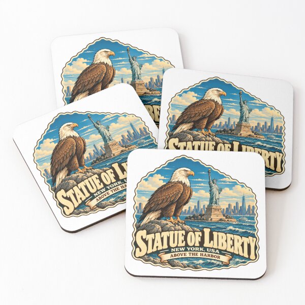 Item preview, Statue Of Liberty New York USA Above The Harbor American Patriotism Travel Landmark Souvenir designed and sold by NeedForParks.