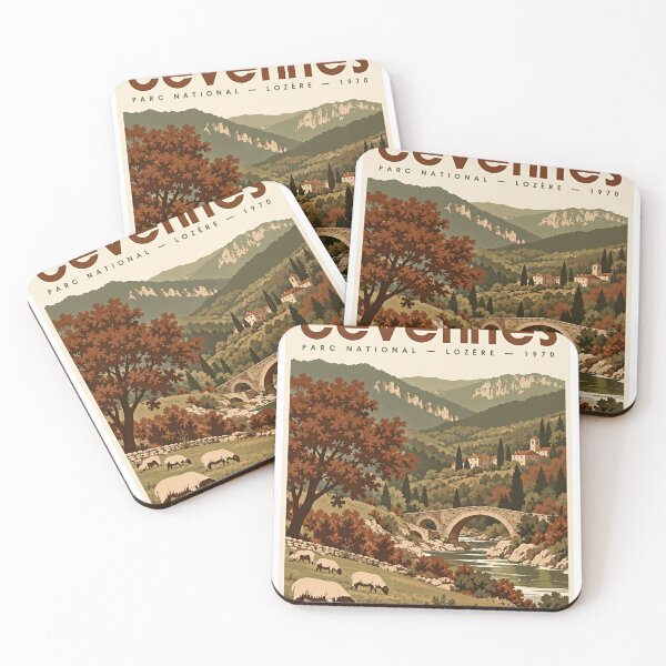 Item preview, Cévennes Parc National Lozère 1970 France Travel Vintage Nature Hiking Outdoors designed and sold by JasonStars123.