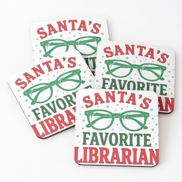 Item preview, Santa's Favorite Librarian Essential T-Shirt designed and sold by gidget-gadget.