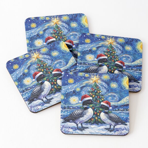 Item preview, Starry Night Common Loons designed and sold by Tiffany Roy.