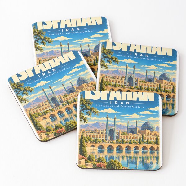 Item preview, Isfahan Iran Blue Domes And Persian Gardens Travel Destination designed and sold by JasonStars123.