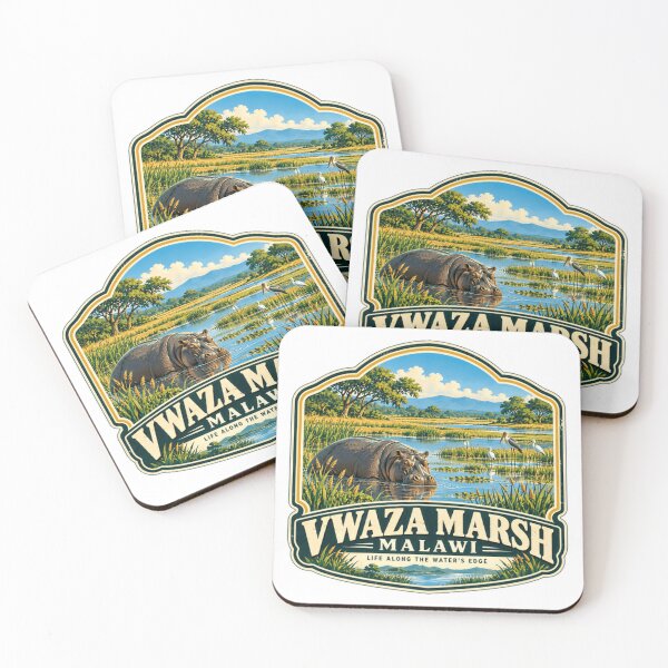 Item preview, Vwaza Marsh Malawi Life Along The Water's Edge African Wildlife Nature Hippo Travel Souvenir designed and sold by NeedForParks.