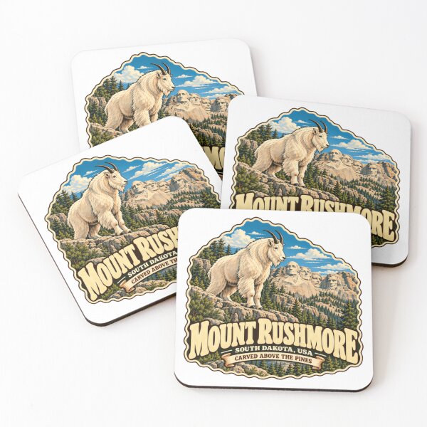 Item preview, Mount Rushmore South Dakota, Usa Carved Above The Pines National Park Mountain Goat Travel designed and sold by NeedForParks.