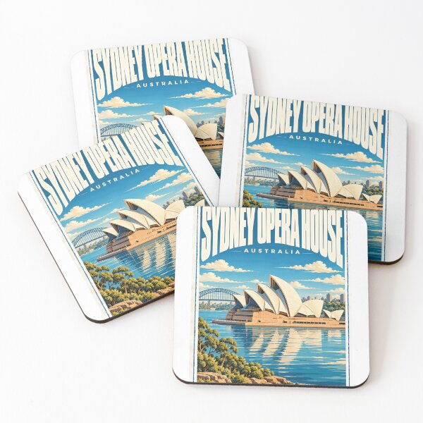 Item preview, Sydney Opera House Australia Travel Destination Landmark Tourist designed and sold by AncientClouds25.