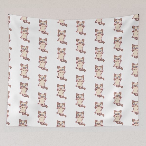 Item preview, Climbing Siamese Cat designed and sold by Liokora.