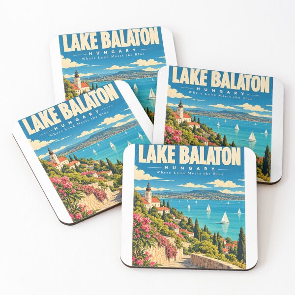 Item preview, Lake Balaton Hungary Where Land Meets The Blue European Travel Vacation Souvenir designed and sold by AncientClouds25.