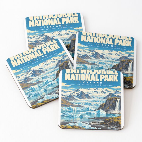Item preview, Vatnajokull National Park Iceland Glaciers Volcanoes Black Sand Travel Adventure designed and sold by ManilStuck237.