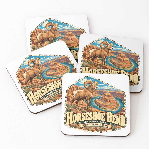 Item preview, Horseshoe Bend Arizona Usa Where The River Turns Grand Canyon Travel Landmark Souvenir designed and sold by NeedForParks.