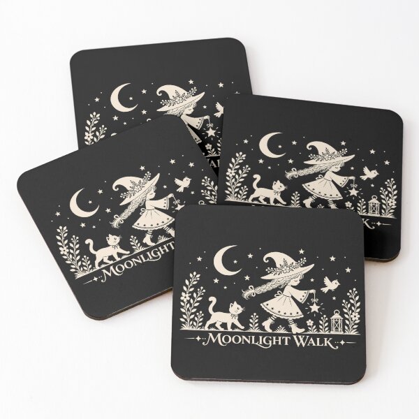 Item preview, Moonlight Walk – Whimsical Night designed and sold by lbl-shop.