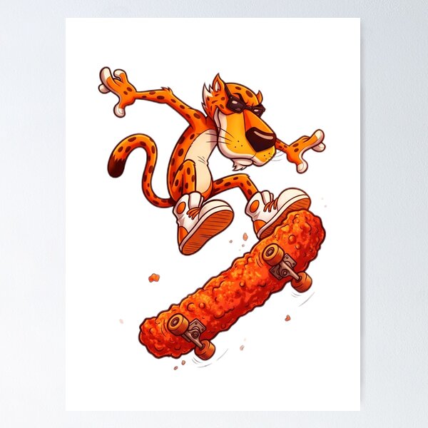 Item preview, cheetos skate designed and sold by DesignerDrop.