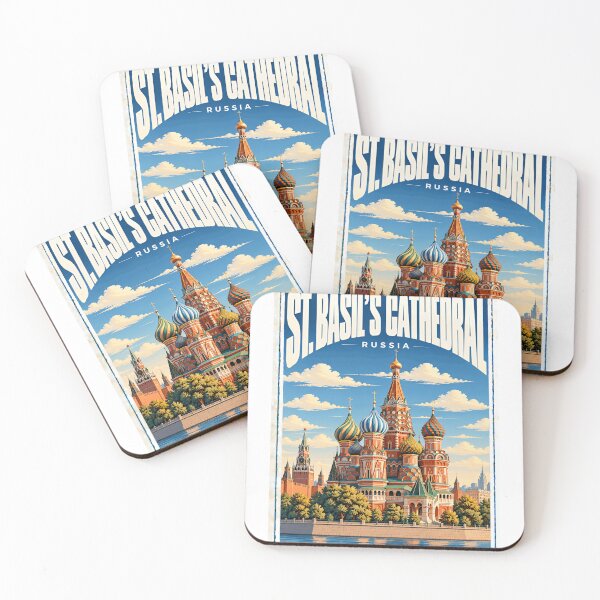 Item preview, St. Basil's Cathedral Russia Historic Travel Landmark designed and sold by AncientClouds25.