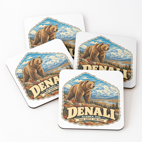 Item preview, Denali Alaska USA High Above The Wild Grizzly Bear National Park Travel designed and sold by NeedForParks.