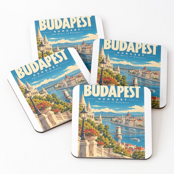 Item preview, Budapest Hungary The Heart Of Budapest European Travel Souvenir designed and sold by AncientClouds25.