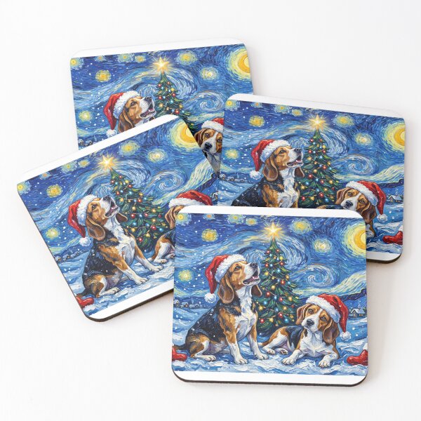 Item preview, Starry Night Howling Beagles designed and sold by Tiffany Roy.