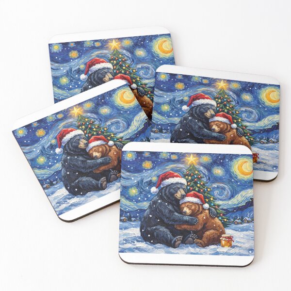 Item preview, Starry Night Bears Christmas designed and sold by Tiffany Roy.