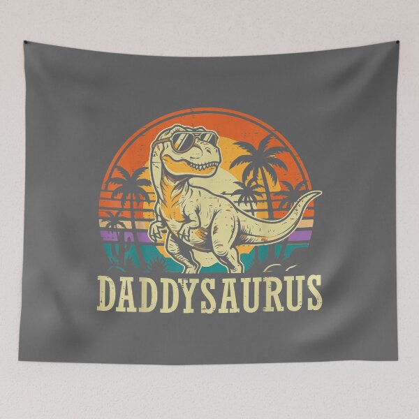 Item preview, Daddy Trex Dinosaur Daddysaurus Retro Fathers Day Dad Papa designed and sold by KristineLi.