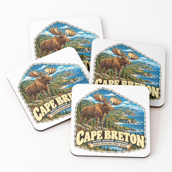 Item preview, Cape Breton Nova Scotia Canada Where Highlands Meet Ocean Moose Canadian Traveler Souvenir designed and sold by NeedForParks.