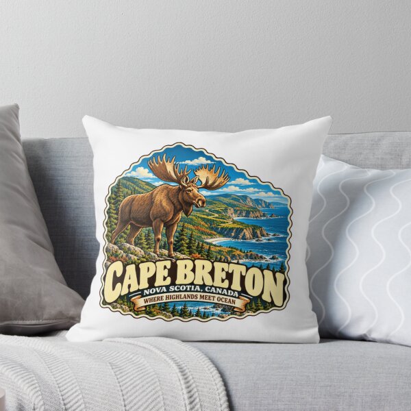 Item preview, Cape Breton Nova Scotia Canada Where Highlands Meet Ocean Moose Canadian Traveler Souvenir designed and sold by NeedForParks.