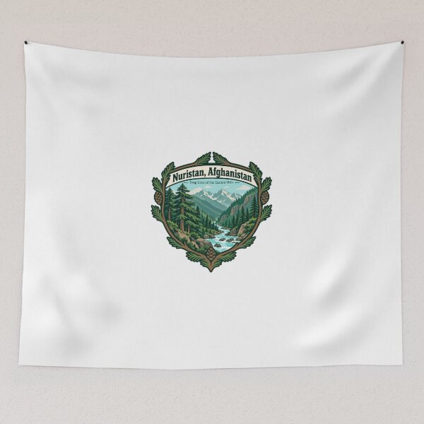 Item preview, Nuristan Afghanistan Deep Green Of The Eastern Hills Travel Heritage designed and sold by JonesFlora2025.