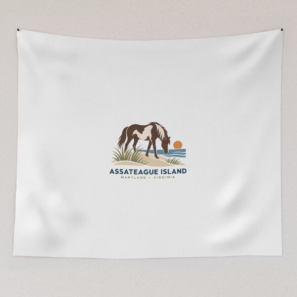 Item preview, Assateague Island Maryland Virginia Wild Horse Beach Travel designed and sold by Simsimah26Parks.