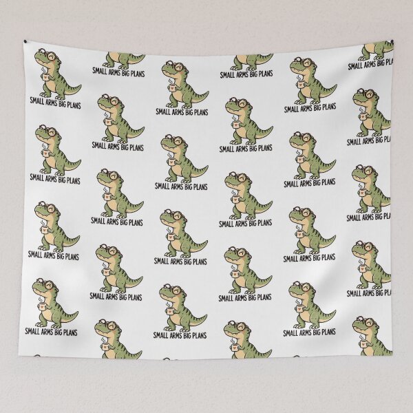 Item preview, Small Arms Big Plans – Cute T-Rex Dinosaur Coffee Design designed and sold by THROUGH-LIFE.