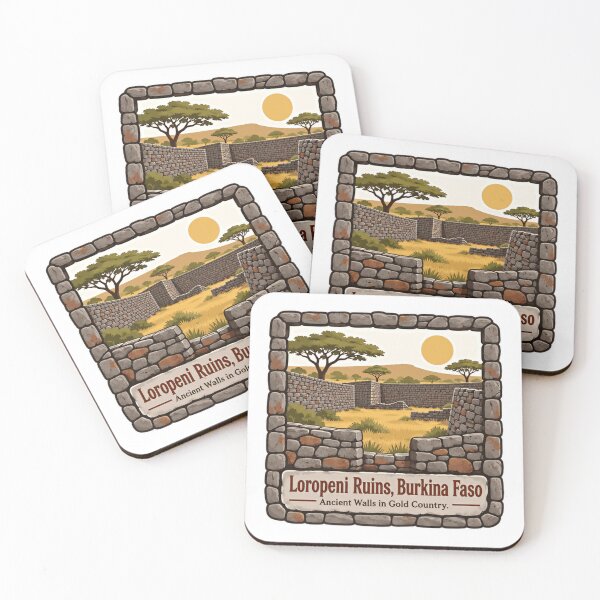 Item preview, Loropeni Ruins, Burkina Faso, Ancient Walls In Gold Country, African History Travel Heritage designed and sold by JonesFlora2025.