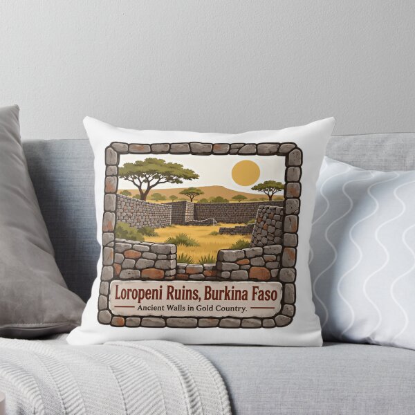 Item preview, Loropeni Ruins, Burkina Faso, Ancient Walls In Gold Country, African History Travel Heritage designed and sold by JonesFlora2025.