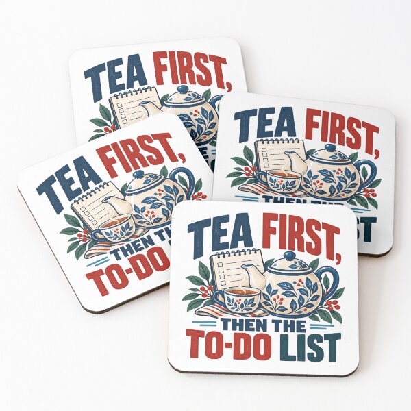 Item preview, Tea First, Then The To-Do List Tea Lover Morning Routine Planner designed and sold by HumansStuck12.