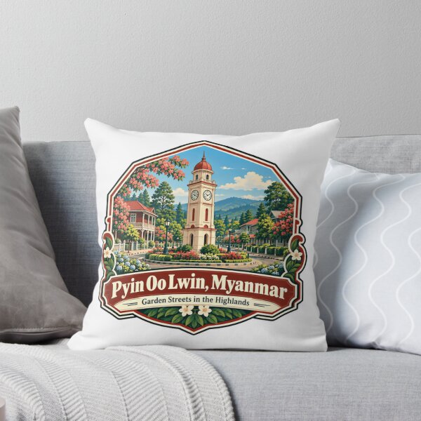 Item preview, Pyin Oo Lwin, Myanmar Garden Streets In The Highlands Travel Souvenir Vacation Landmark designed and sold by JonesFlora2025.