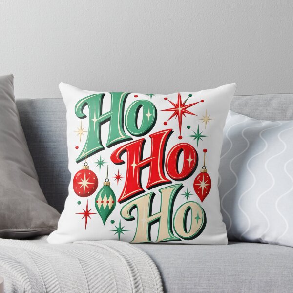 Item preview, Ho Ho Ho Retro 1950s Atomic Christmas Ornaments designed and sold by victorsuarez.