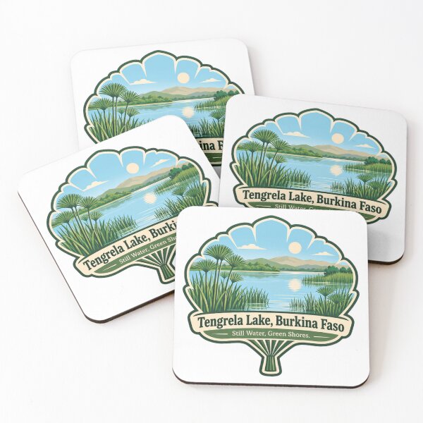 Item preview, Tengrela Lake, Burkina Faso Still Water, Green Shores West Africa Travel Destination designed and sold by JonesFlora2025.