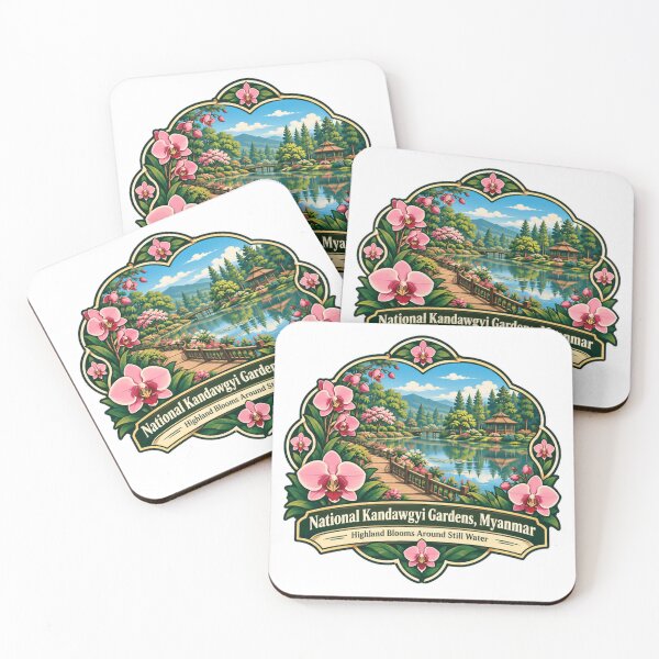 Item preview, National Kandawgyi Gardens Myanmar Highland Blooms Around Still Water Travel Souvenir Garden Lover designed and sold by JonesFlora2025.