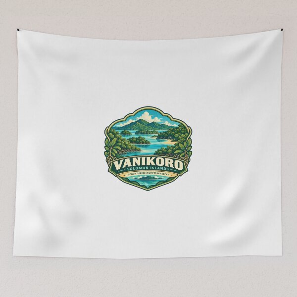 Item preview, Vanikoro Solomon Islands Remote Shores Wrapped In Green Travel Vacation Souvenir designed and sold by JonesFlora2025.