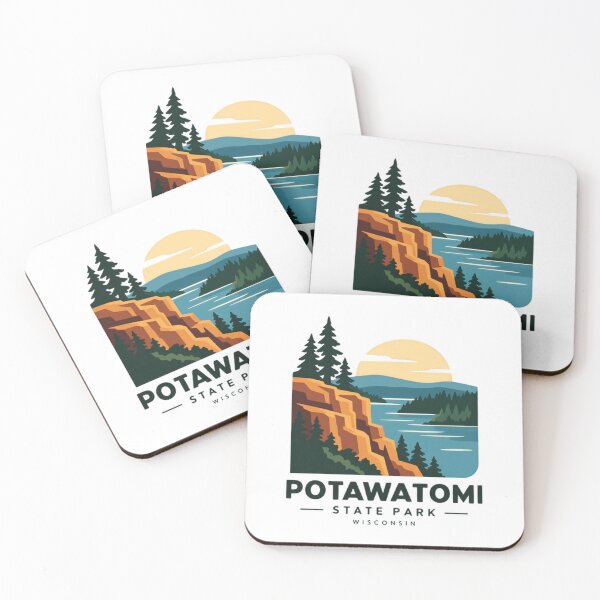Item preview, Potawatomi State Park Wisconsin Outdoors Traveler Nature Lover designed and sold by Simsimah26Parks.