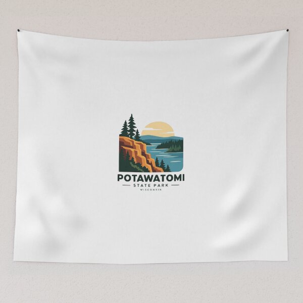 Item preview, Potawatomi State Park Wisconsin Outdoors Traveler Nature Lover designed and sold by Simsimah26Parks.