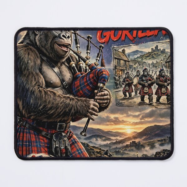 Item preview, THE BAGPIPE GORILLAS designed and sold by Tpposters.