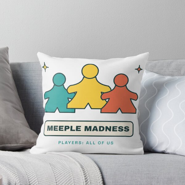 Item preview, Meeple Madness Board Games | Retro Game Night Design designed and sold by Playful Paper Club.