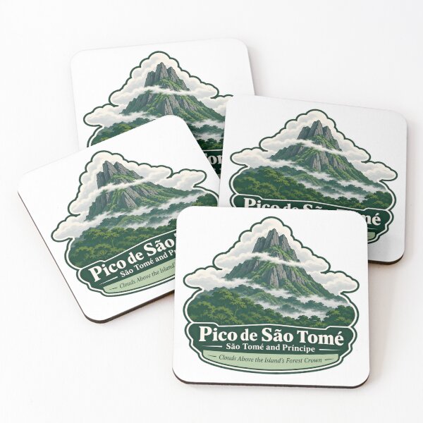 Item preview, Pico De São Tomé São Tomé And Príncipe Clouds Above The Island's Forest Crown Island Mountain Travel Explorer designed and sold by JonesFlora2025.