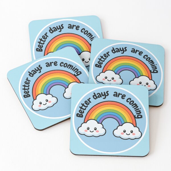 Item preview, Better days are coming cute doodle art  designed and sold by DoneAndDusted.