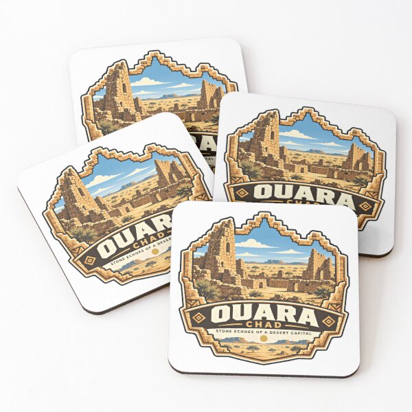 Item preview, Ouara Chad Stone Echoes Of A Desert Capital African History Travel Souvenir designed and sold by JonesFlora2025.
