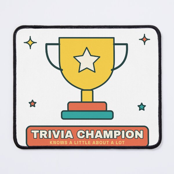 Item preview, Trivia Champion Quiz Night | Retro Game Night Design designed and sold by Playful Paper Club.