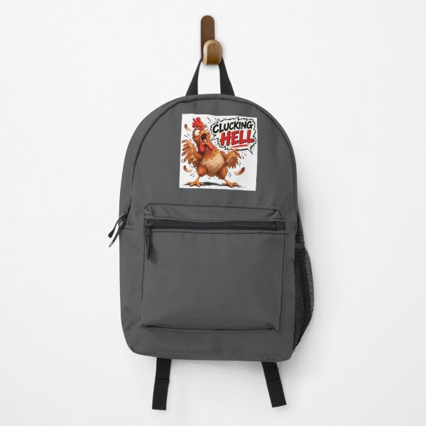 Item preview, Clucking Hell – Funny Angry Chicken British Humour designed and sold by Hornace88studio.