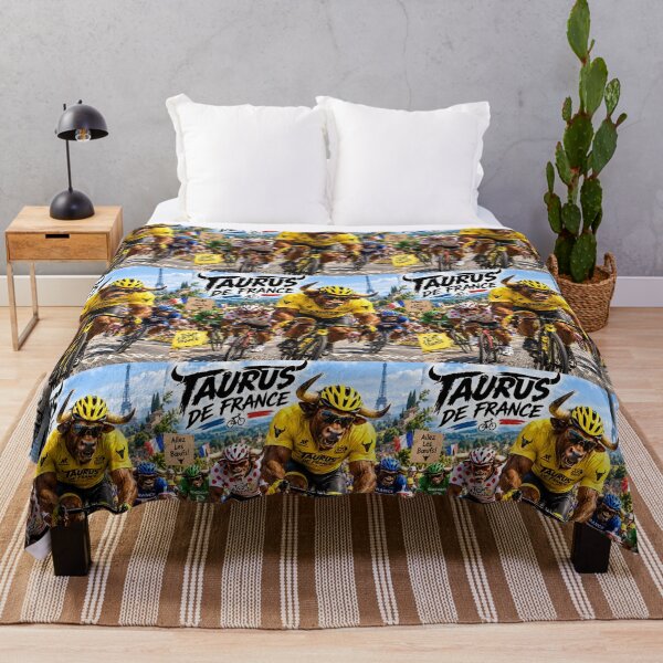 Item preview, Taurus de France – Funny Bull Cycling Race Pun designed and sold by Hornace88studio.