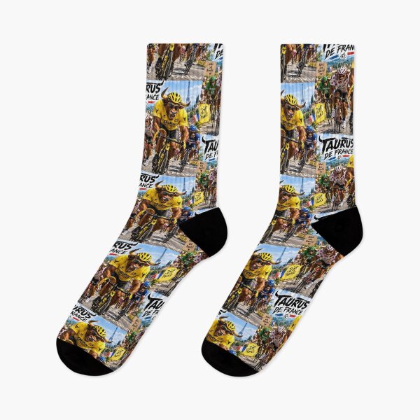 Item preview, Taurus de France – Funny Bull Cycling Race Pun designed and sold by Hornace88studio.