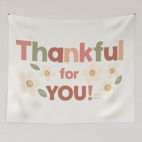 Item preview, Thankful for you! designed and sold by Willow & Grace Designs.