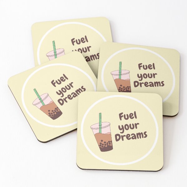 Item preview, Fuel your dreams cute coffee doodle art  designed and sold by DoneAndDusted.