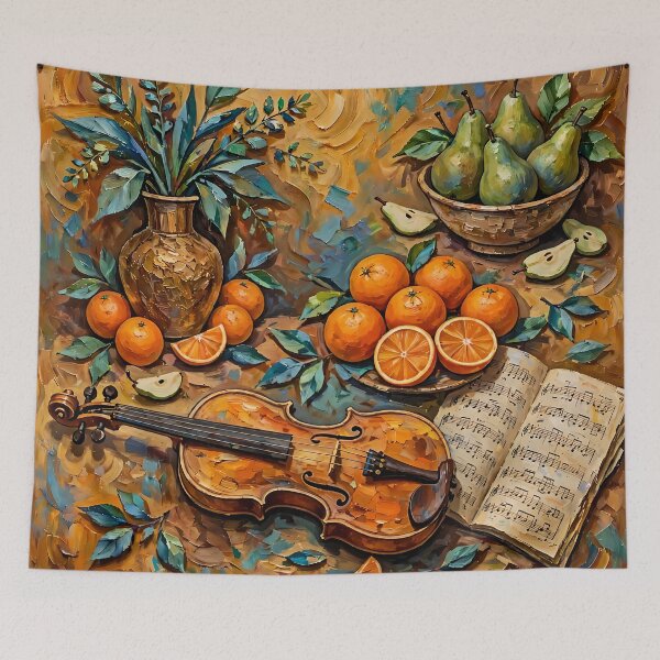 Item preview, Still Life with Violin Painterly designed and sold by SylviaKayRose.