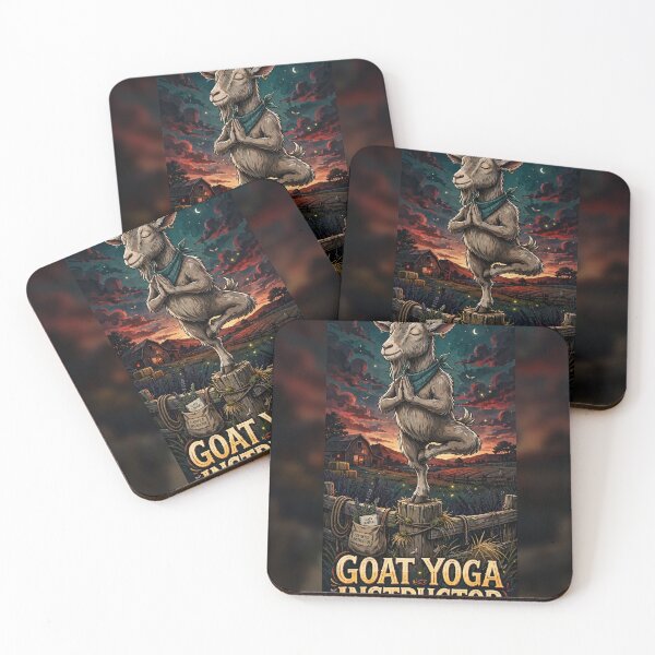 Item preview, Funny Goat Goat Yoga Instructor Sunset Farm Gift designed and sold by MojoHill.